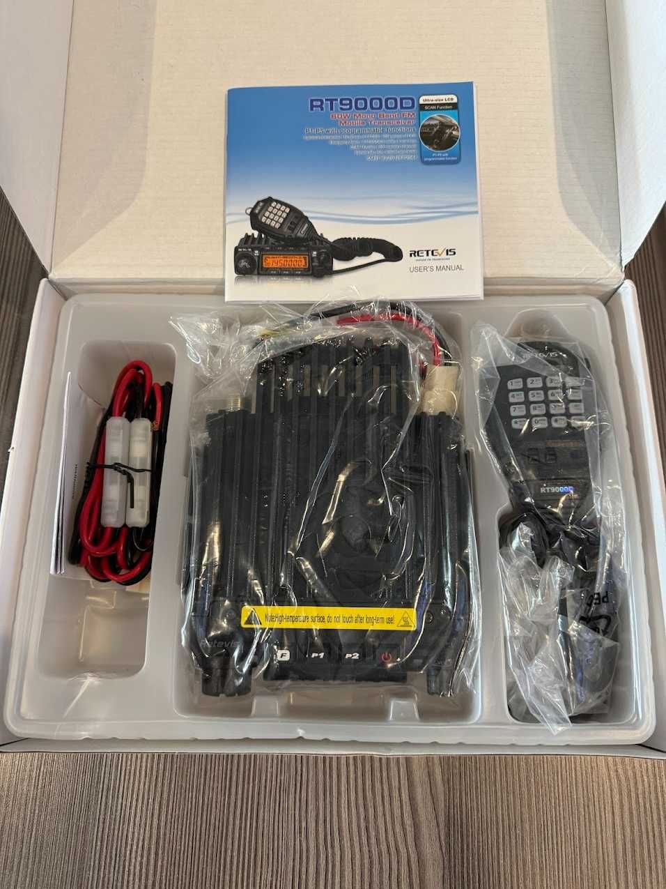 Retevis RT9000D Przenośny Nadajnik - Odbiornik 60W 136-174mhz duża moc