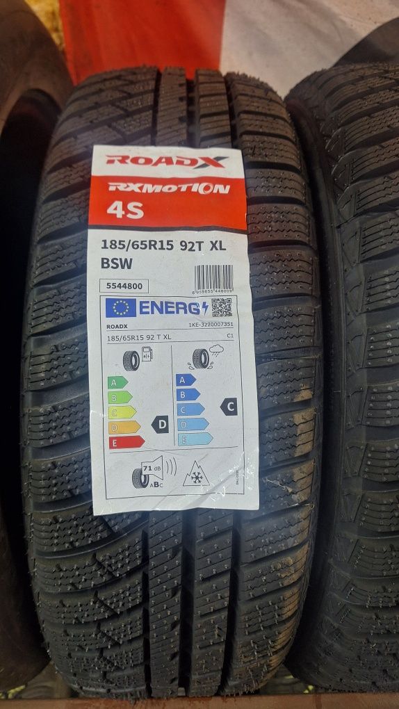 Opony wielosezonowe 185 65 r15 nowe orginalne mocne.