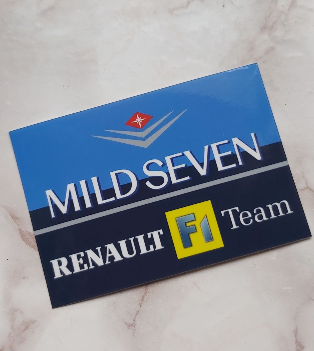 NAKLEJKA sticker F1 Formuła 1 Renault Team Mild Seven unikatowa unikat