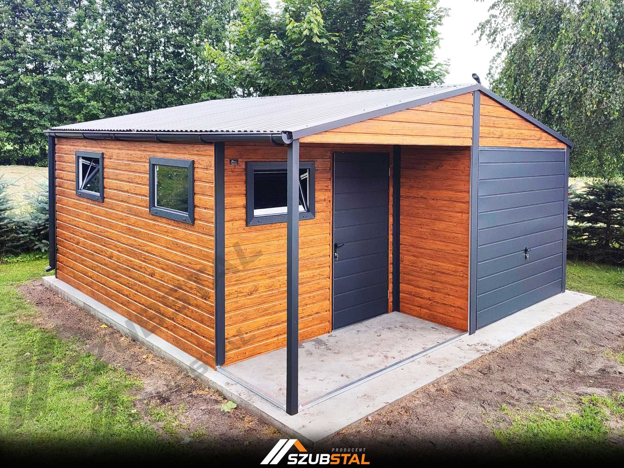 Garaż blaszany 4x5 4x6 6x5 6x5,80 6x6 8x6 9x5 9x6 PRODUCENT Premium