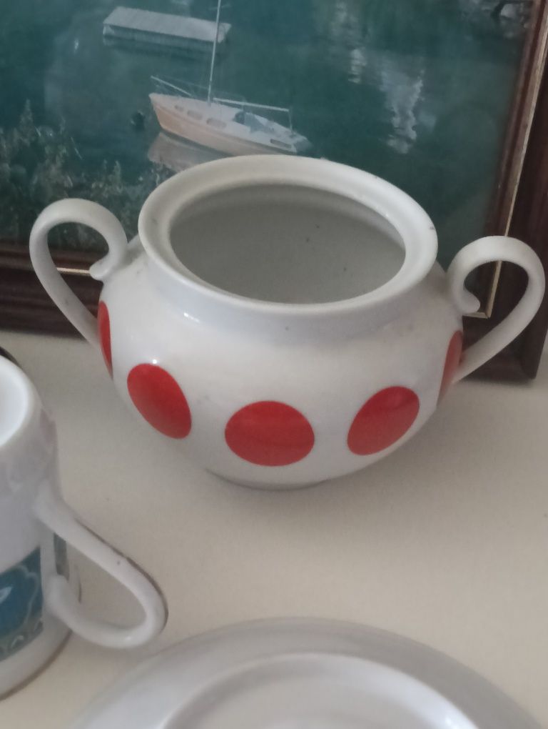 Açucareiro de porcelana SPAL,sem tampa