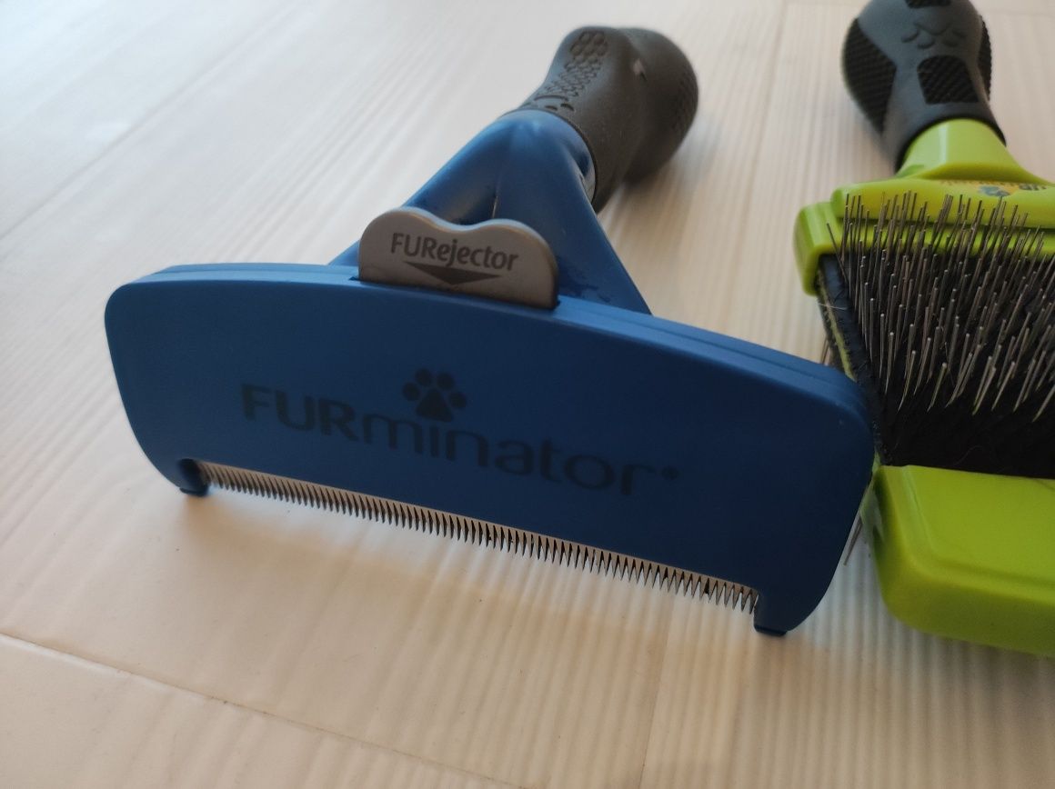 Zestaw do wyczesywania sierści FURMINATOR + pudlówka