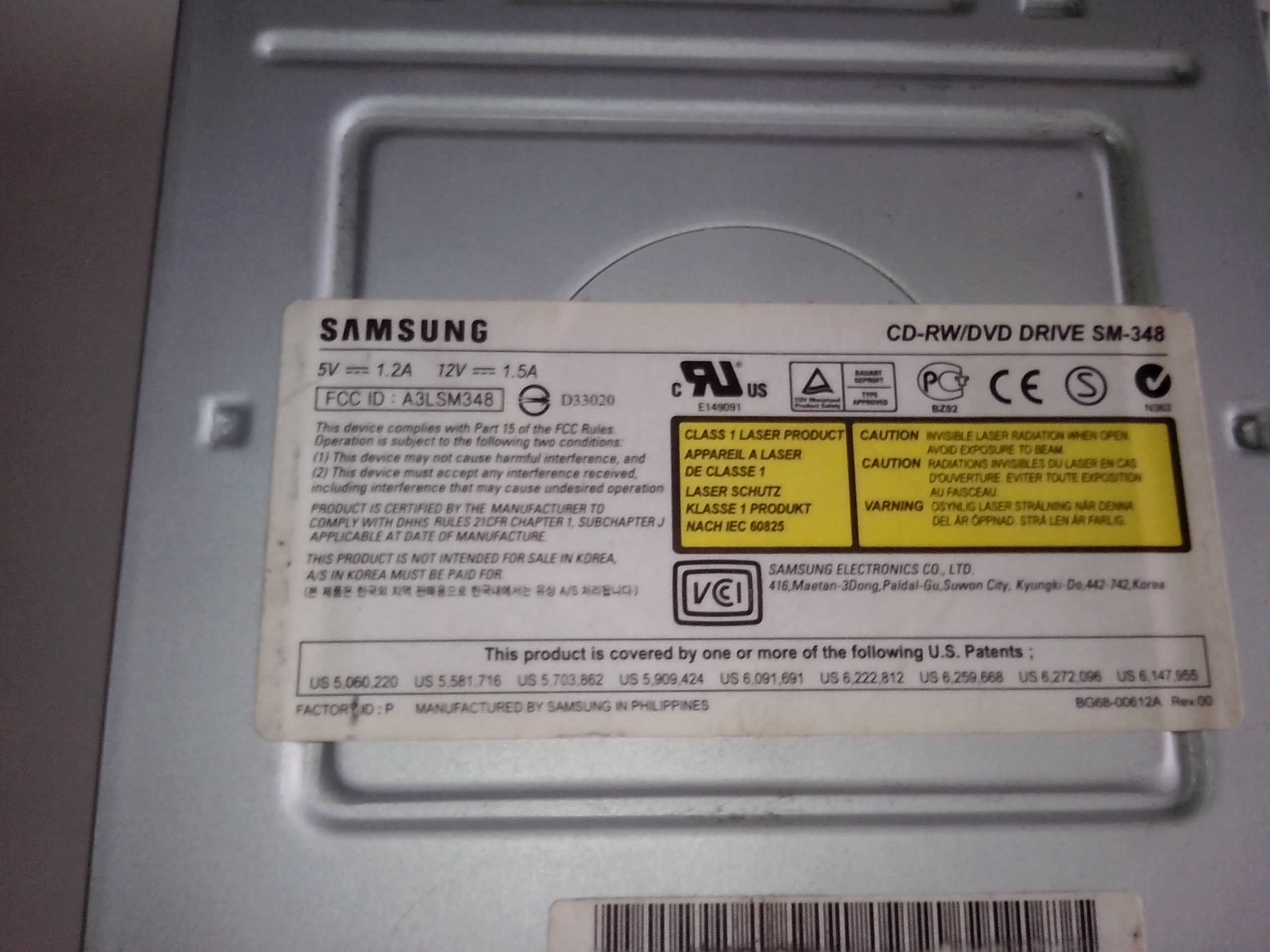 Drives de CD ou DVD R ou RW para PC