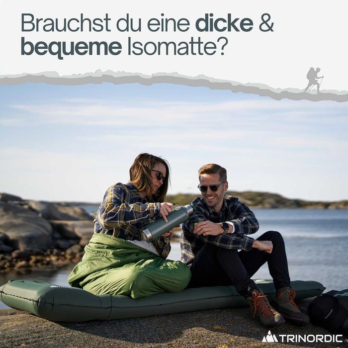 Mocna Samopompująca Karimata Mata Kempingowa 197x70x12 Materac Gruby