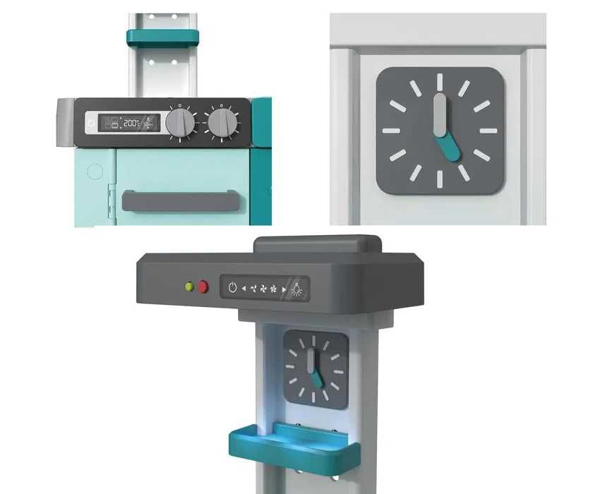 kuchnia dla dzieci duża kuchenka płyta zlew zegar akcesoria LED