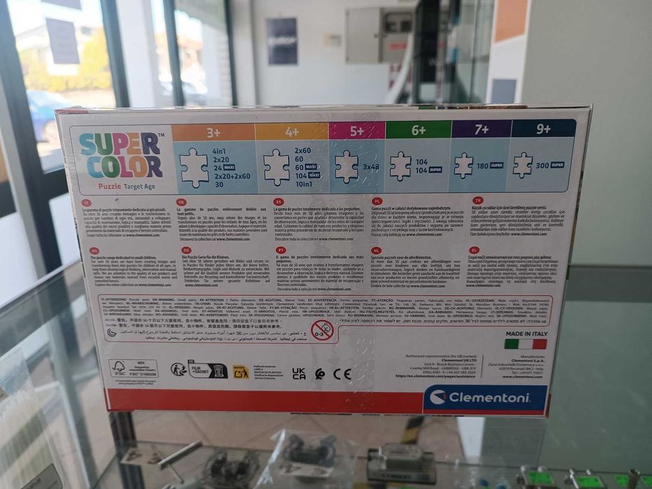 Puzzle Clementoni Disney Classics Pinocchio Super Color 38x27cm 104 pc