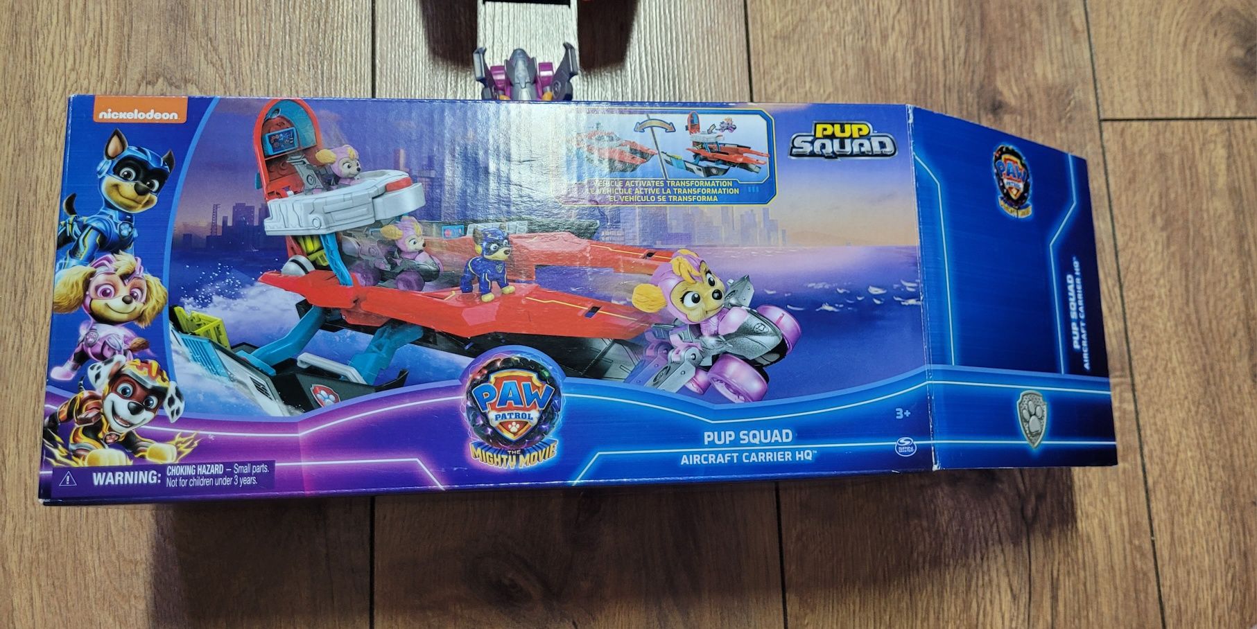 Zabawka Psi Patrol,Nickelodeon, Pup Squad, pojazd powietrzny z figurka