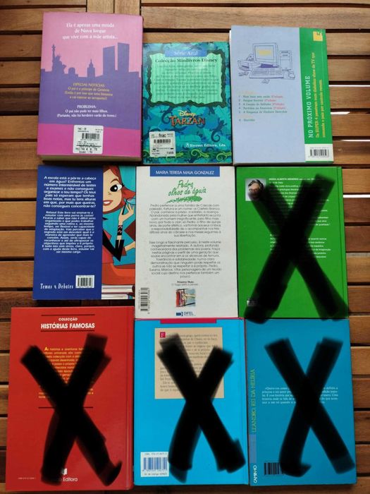 Livros de várias coleções infanto-juvenis 1€