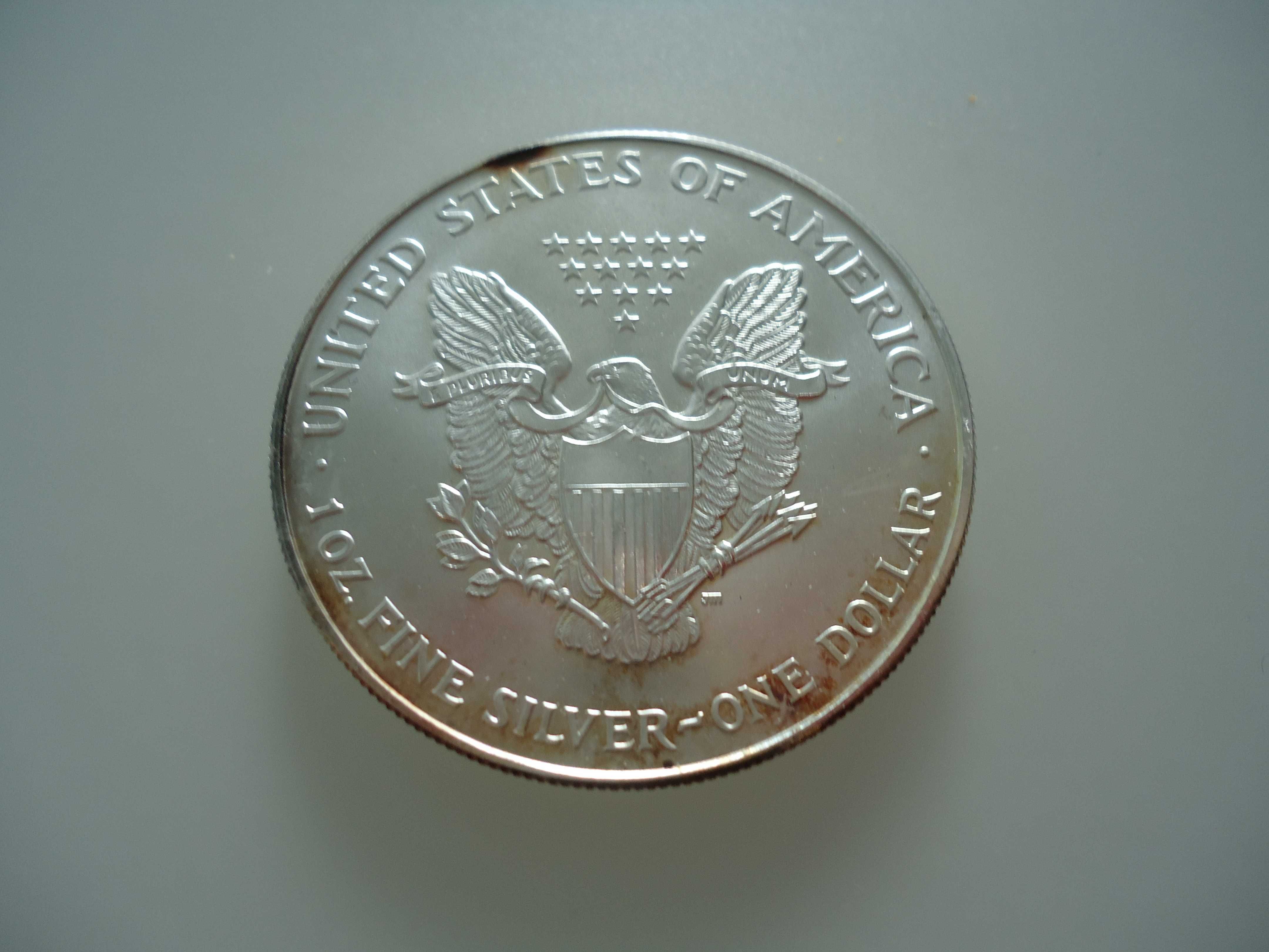 Монета серебро 1 доллар 1994г,  1 унция 31.1 грамм США