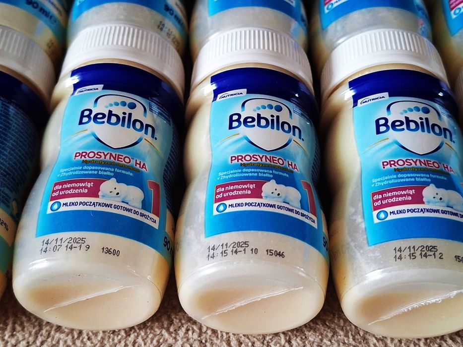 BEBILON PROSYNEO HA 1  10 butelek 90 ml + smoczki  GRATIS