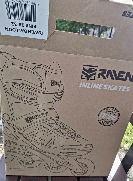 Rolki  Raven Balloon Pink roz. 29-32