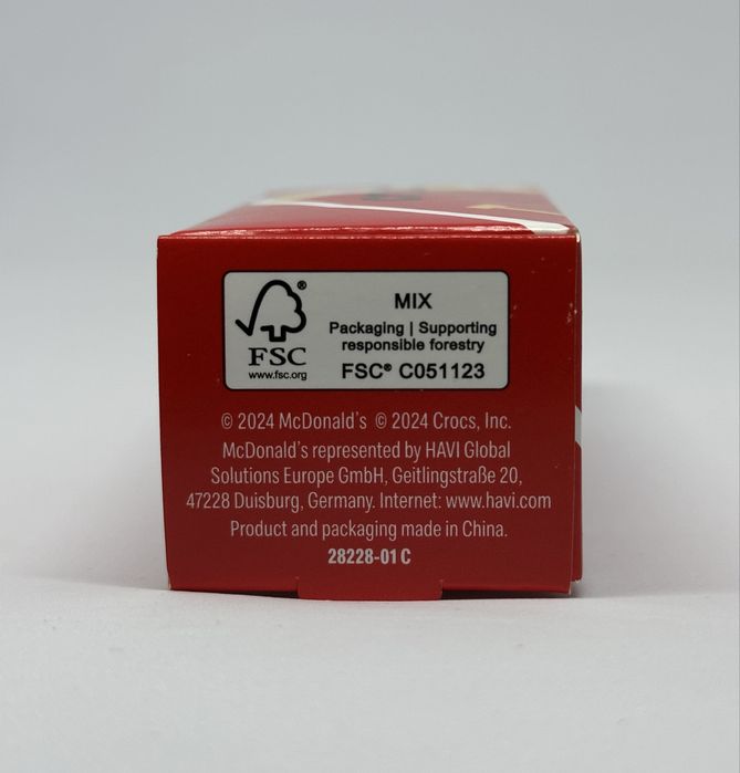 Crocs McDonald’s 2024