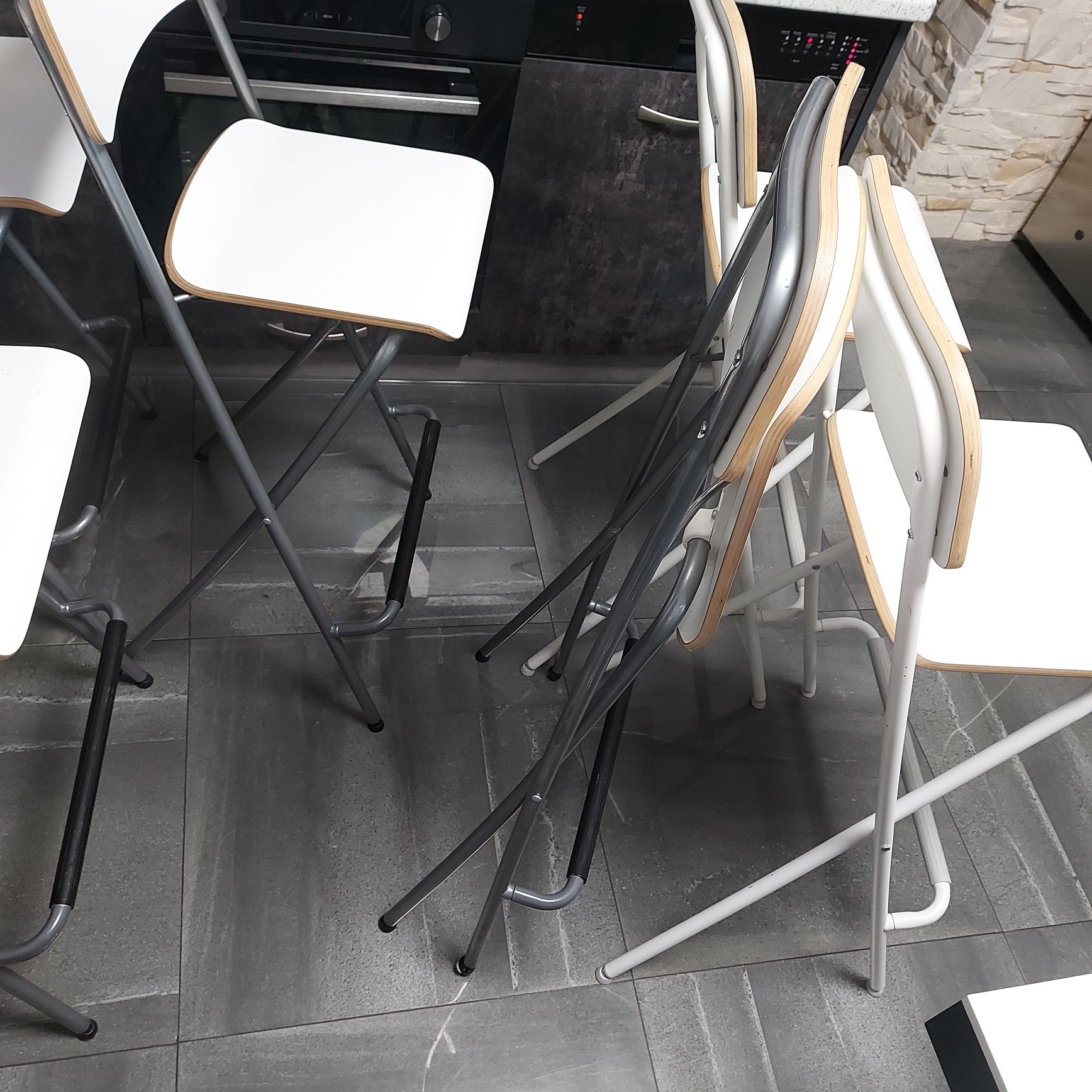 Hokery / Hoker skladany / krzesla barowe ikea franklin 6x