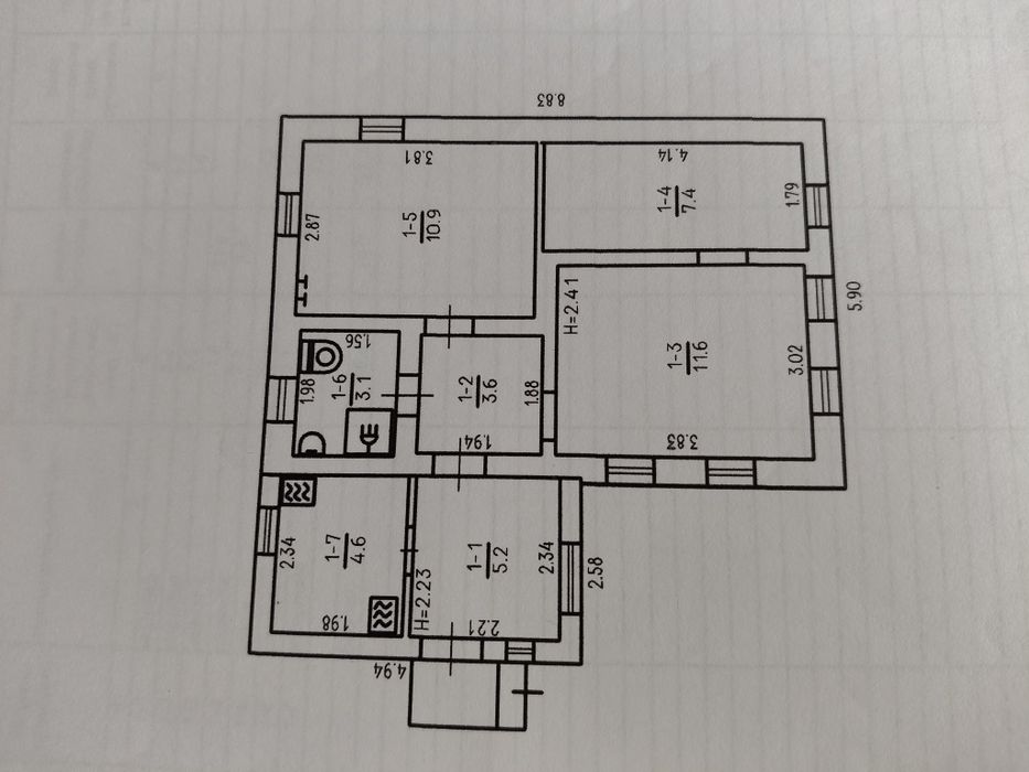 Будинок з ремонтом під Прилуками