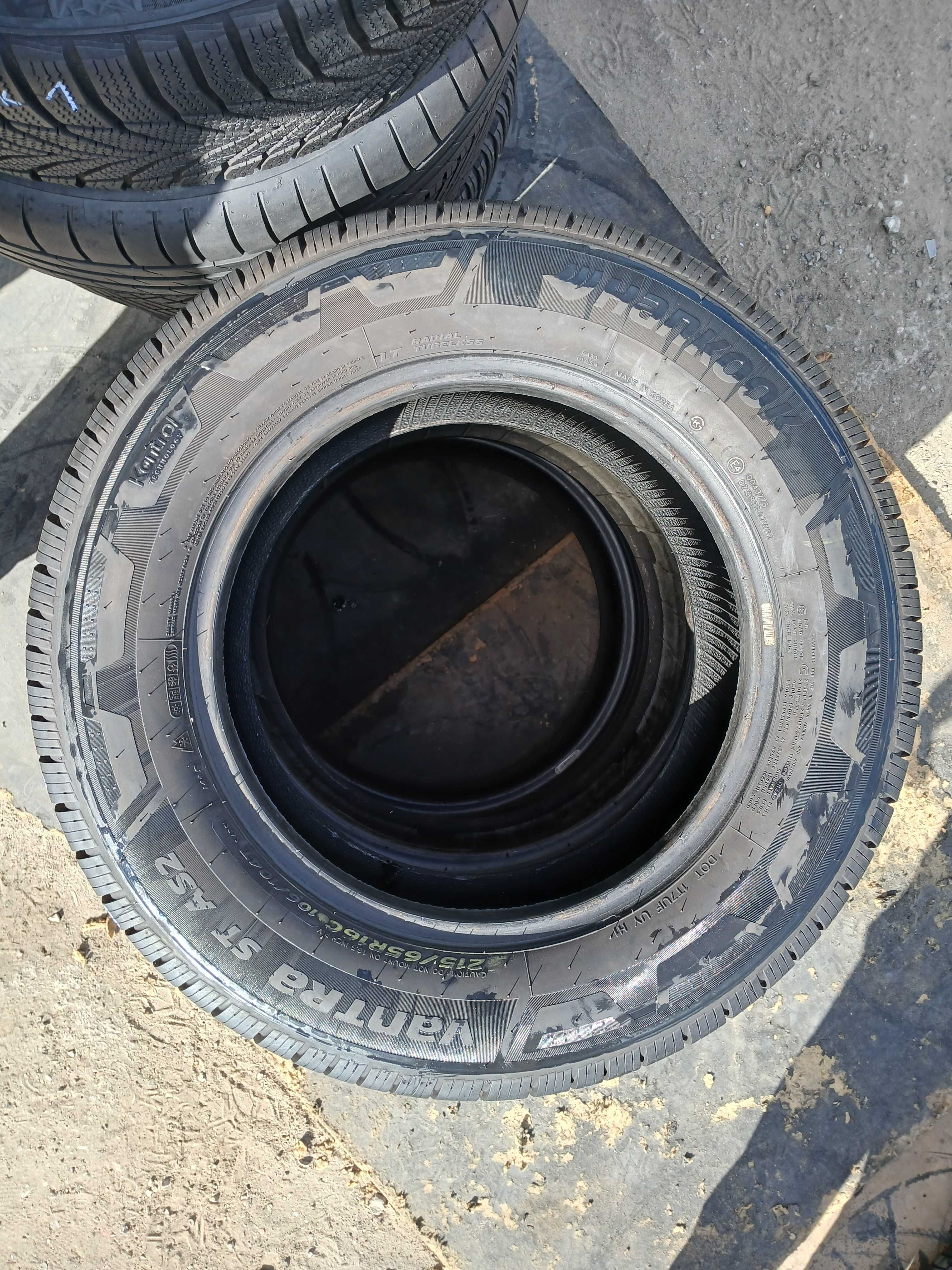 2085. HANKOOK VANTRA STAS2 215/65/16C opona pojedyncza
