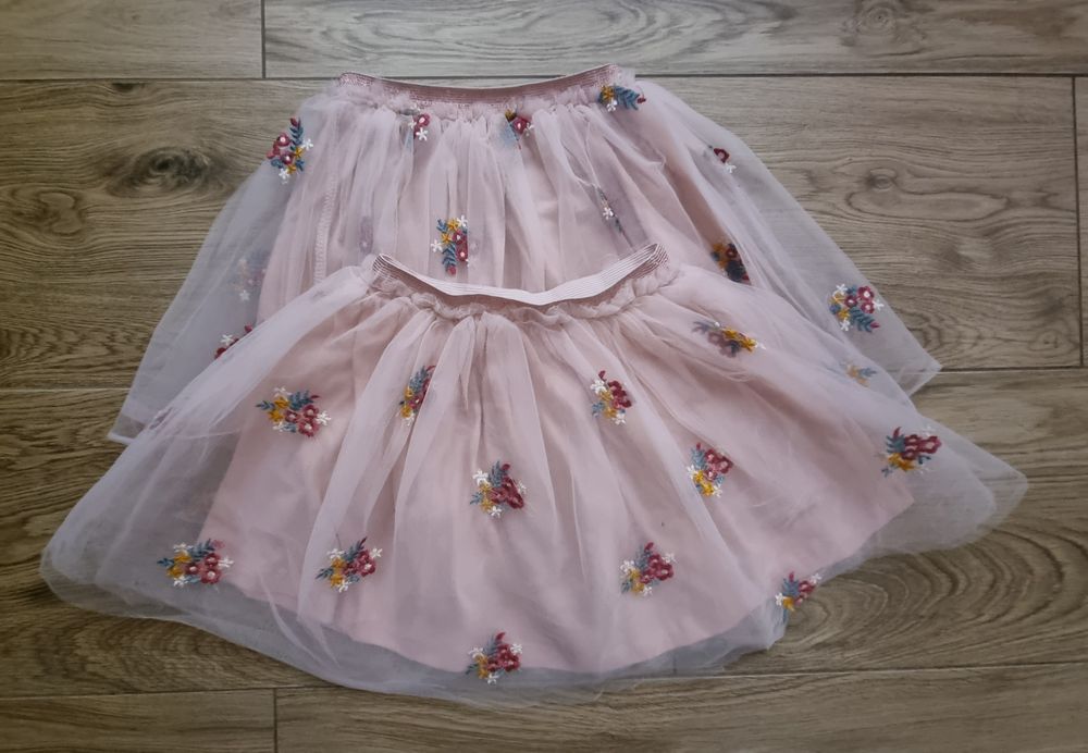 2 x Spódniczka tiulowa dziewczynki róż 98 / So Cute / Bliźniaczki