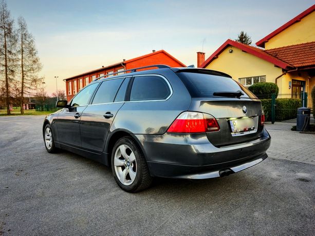 BMW E61 525d 177 M57/ALU 17/MANUAL/GrzaneFotele/NAVI/Ładny Stan/Seria5