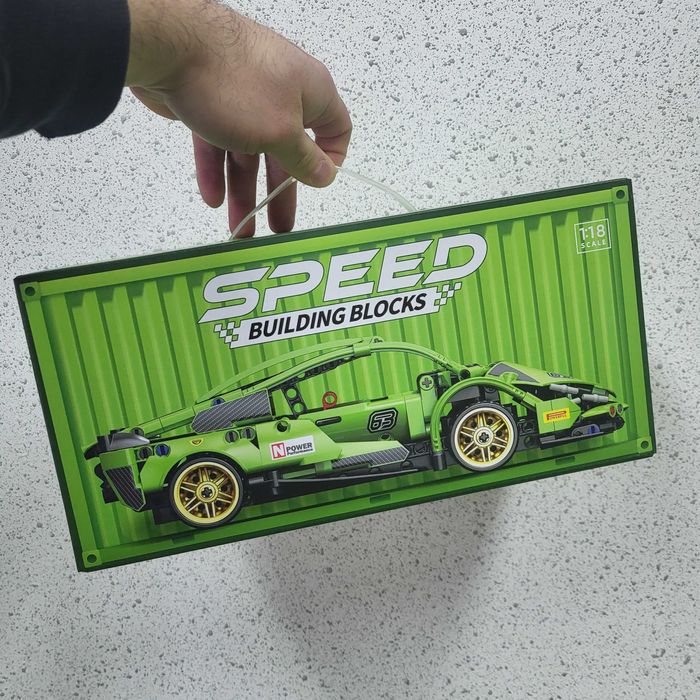 Лего Ламборгіні конструктор машинка 451 деталь зелений lego technic