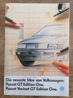 Prospekt VW Passat B3 Sedan Variant GT Edition One