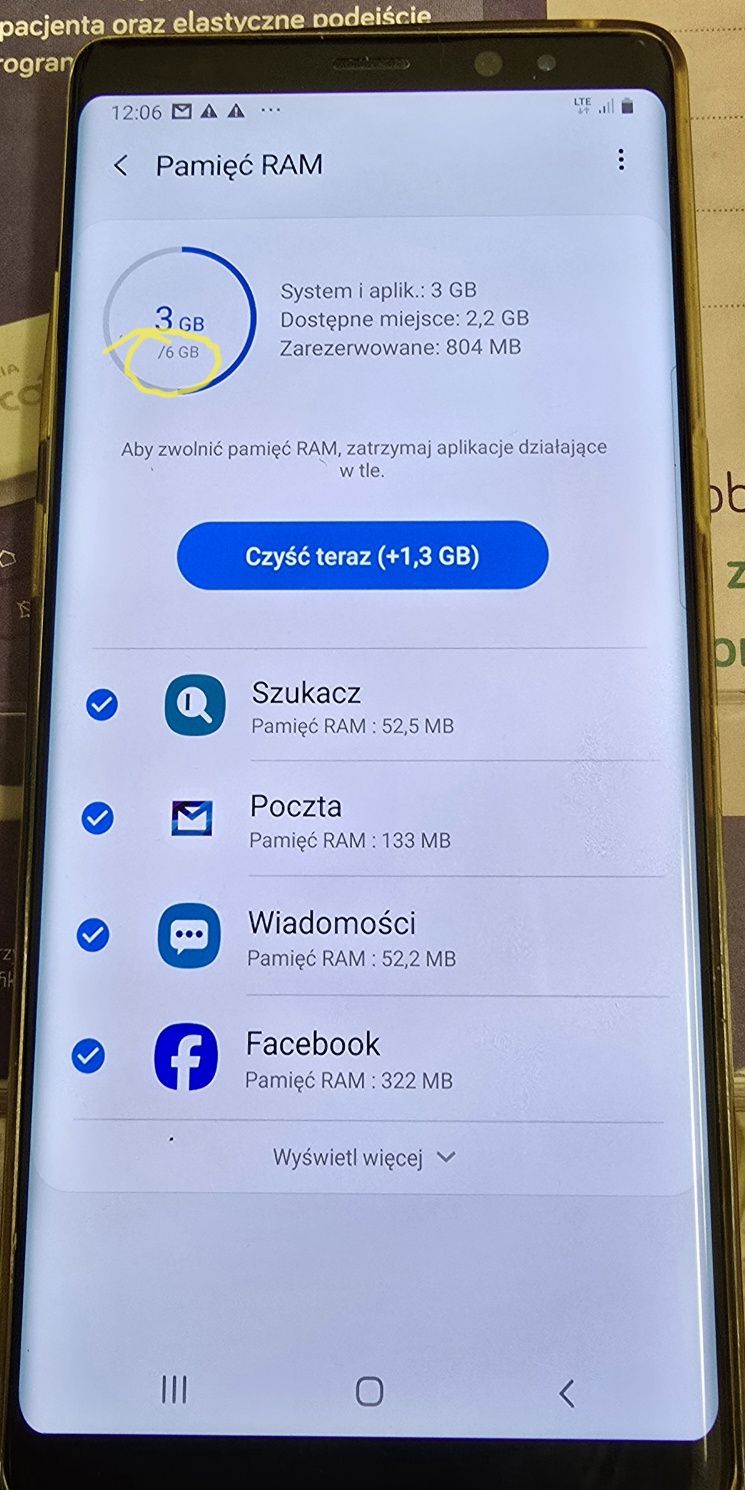 Samsung Galaxy Note 8 plus stacja DEX.