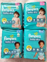 Підгузники Pampers baby-dry №4 та №5 та інші