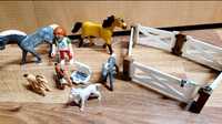 Playmobil zestaw weterynarza konie zagroda żrebaki schleich