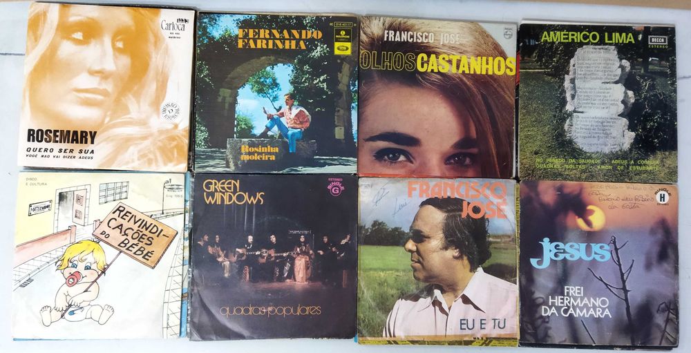 Vinil. Lote 50 Singles Música Portuguesa