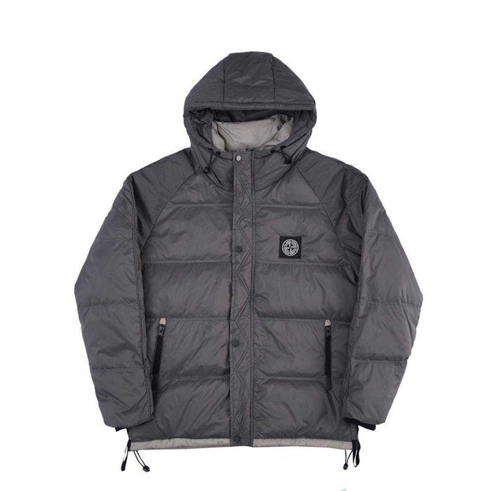 (БЕЗ ПЕРЕДОПЛАТИ)Stone Island Puffer куртка пуховик стон ісланд сіра