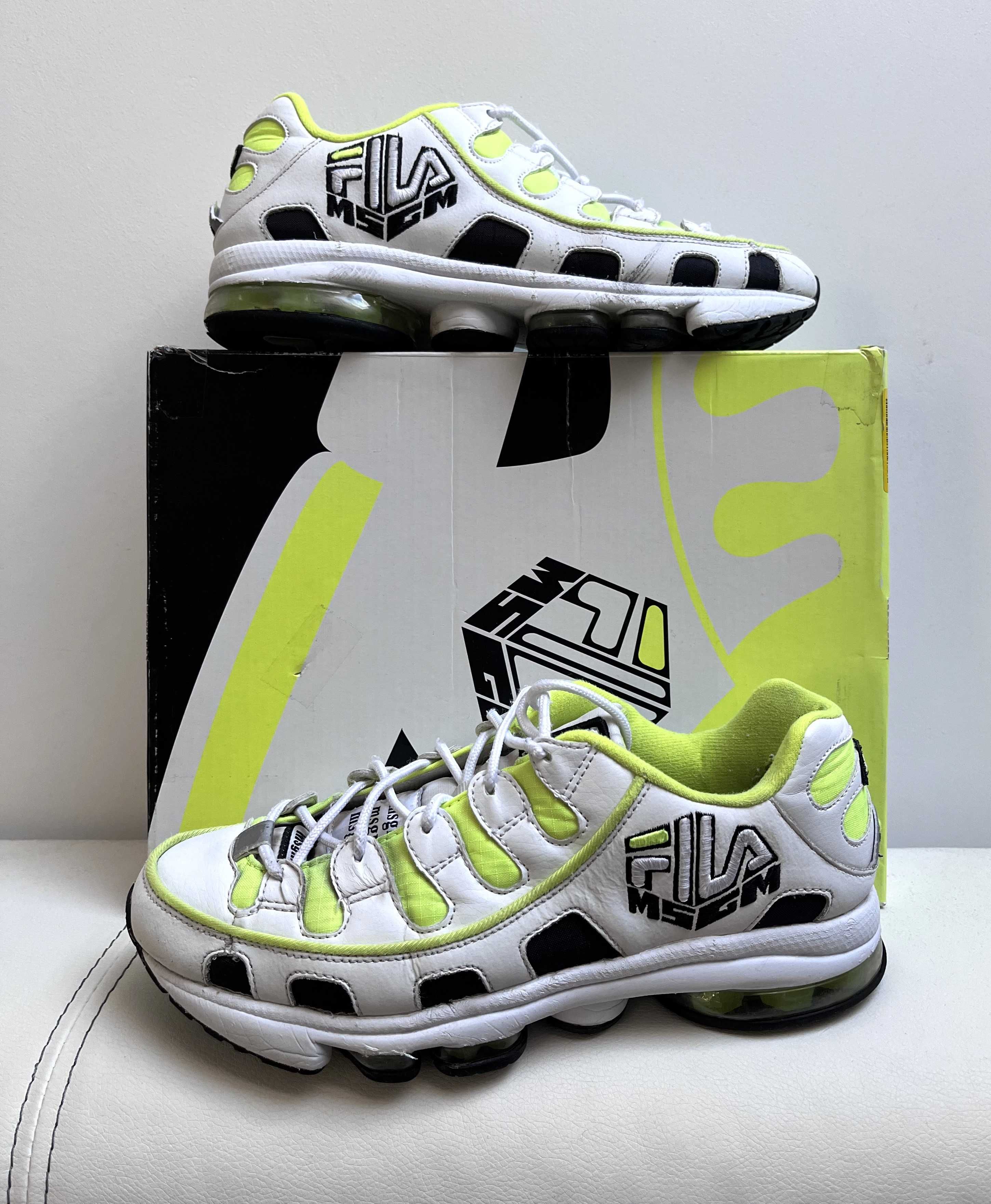 FILA sneakersy MSGM Milano Viale Umbria neonowe unikatowe  r 42