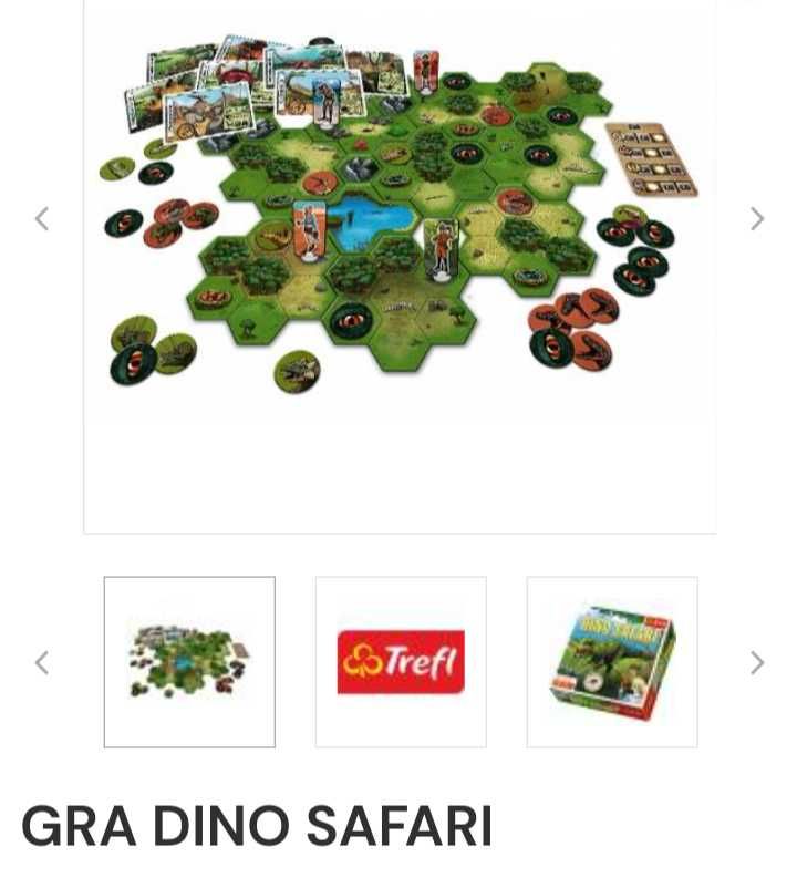 " Dino safari" gra Trefl, stan bdb