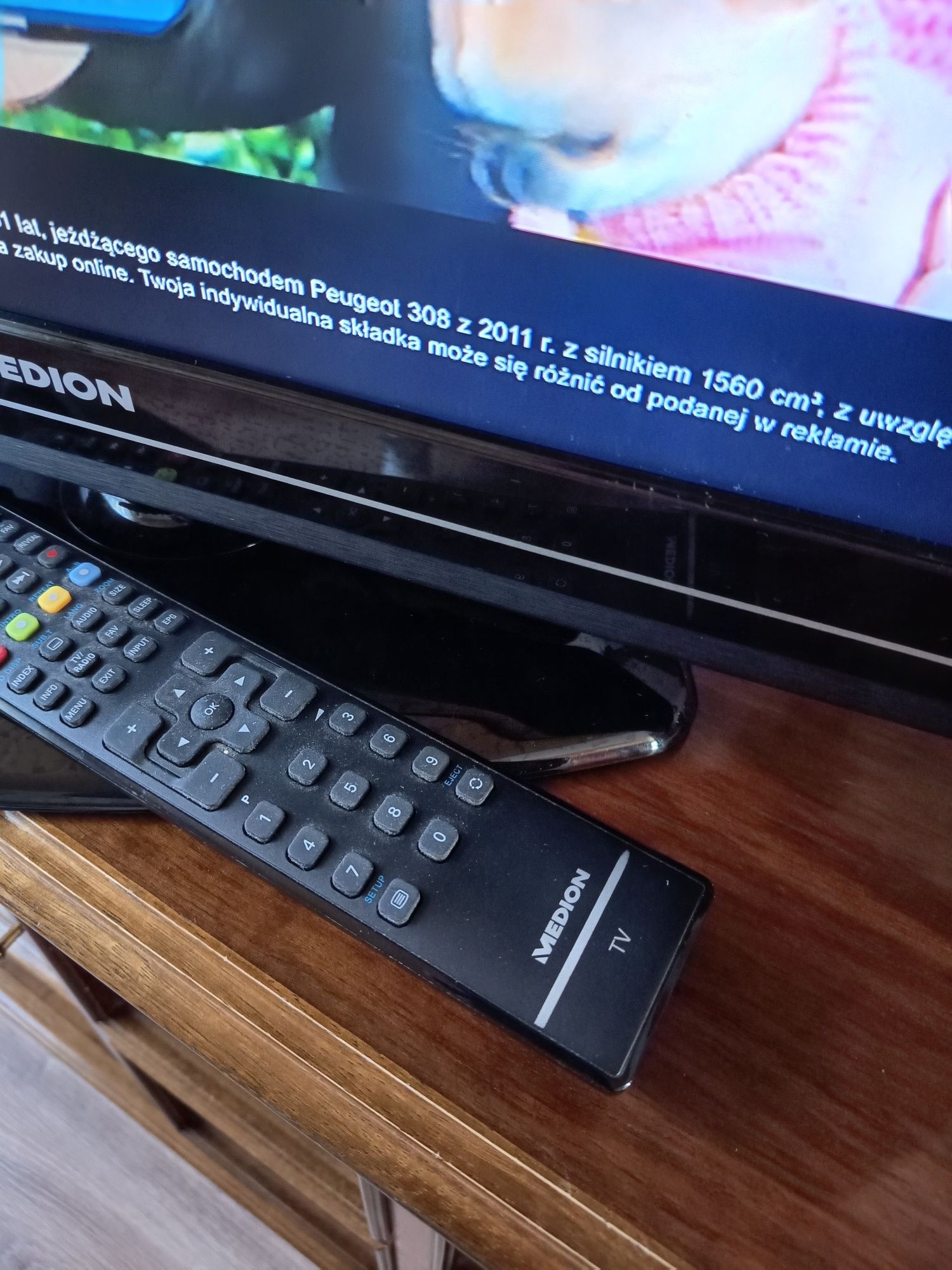 Telewizor Medion 26cali z pilotem+ DVD