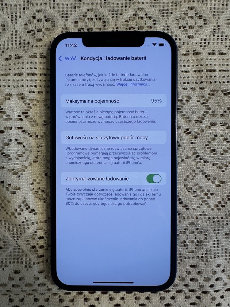 iPhone 12 128 GB 95% BATERII+ 7 dodatkowych ETUI