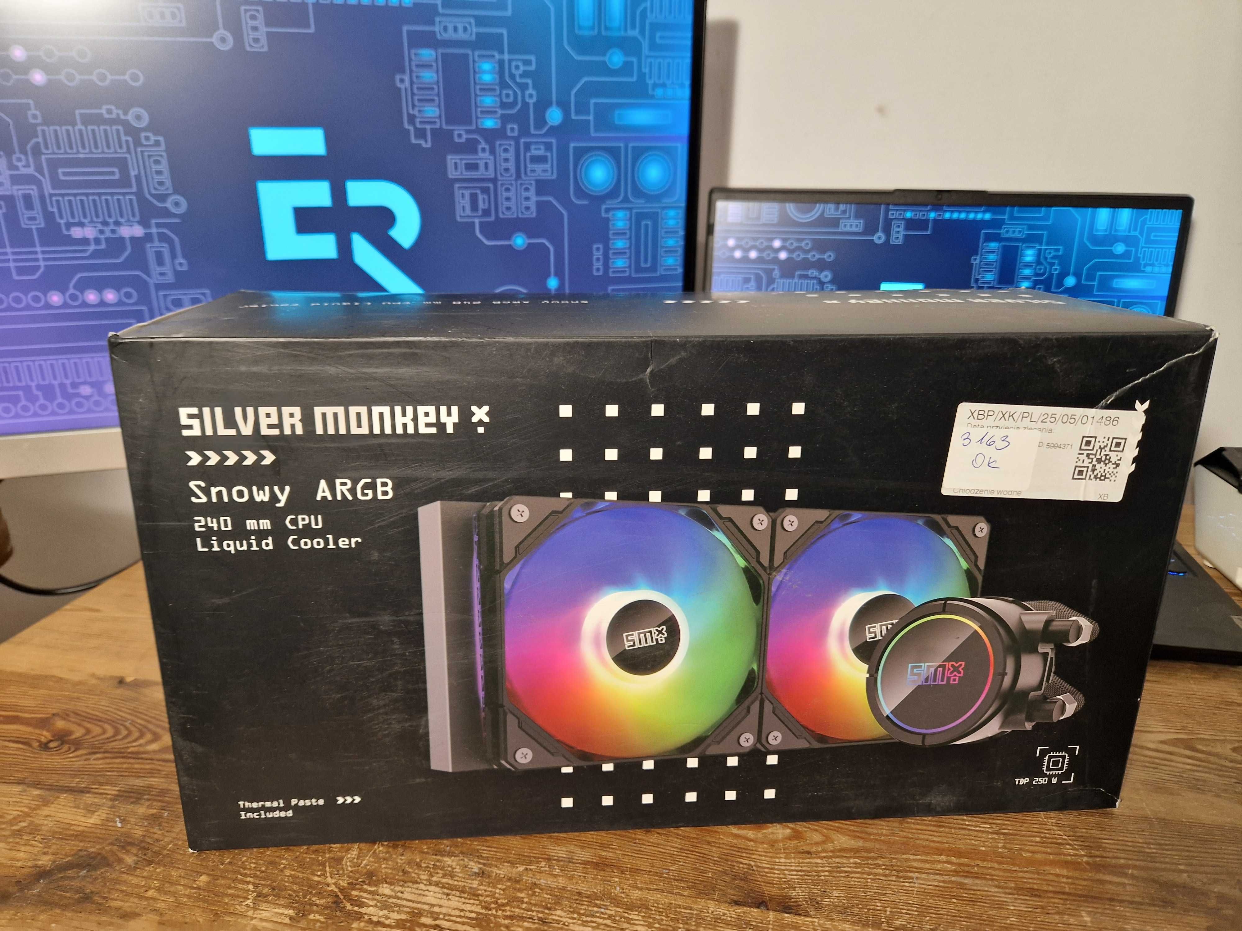 Chłodzenie wodne Silver Monkey X SNOWY ARGB 240 (3163)