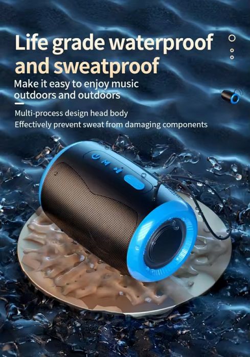 Блютуз колонка Bluetooth Портативна акустика USB Micro usb 3.5 mm jack