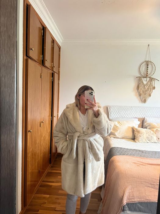 Casaco de pelo comprido