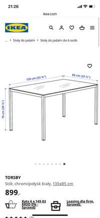 Stół IKEA Torsby