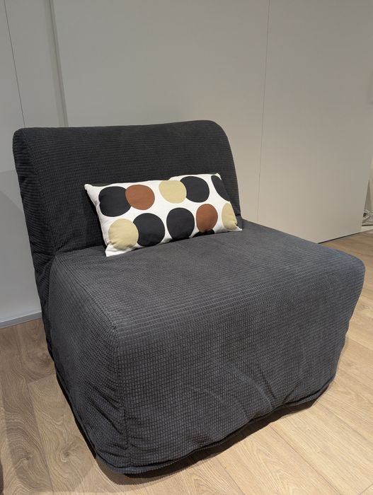 Poltrona Cama  Cinza escuro