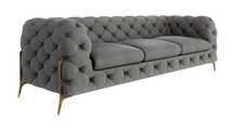 Sofa trzyosobowa pikowana TEO HIGH 3 tk. Riviera 91