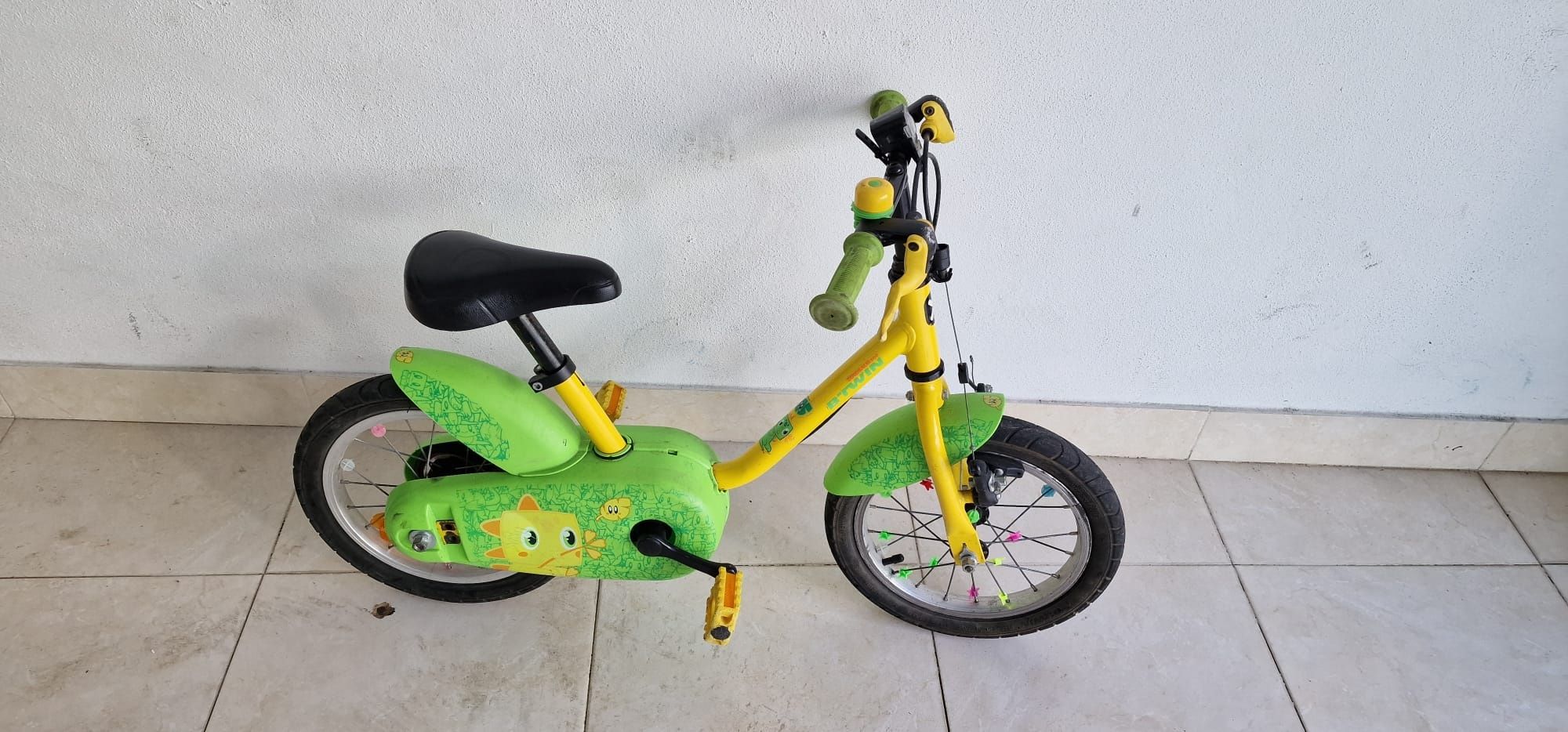 Bicicleta com e sem rodinhas