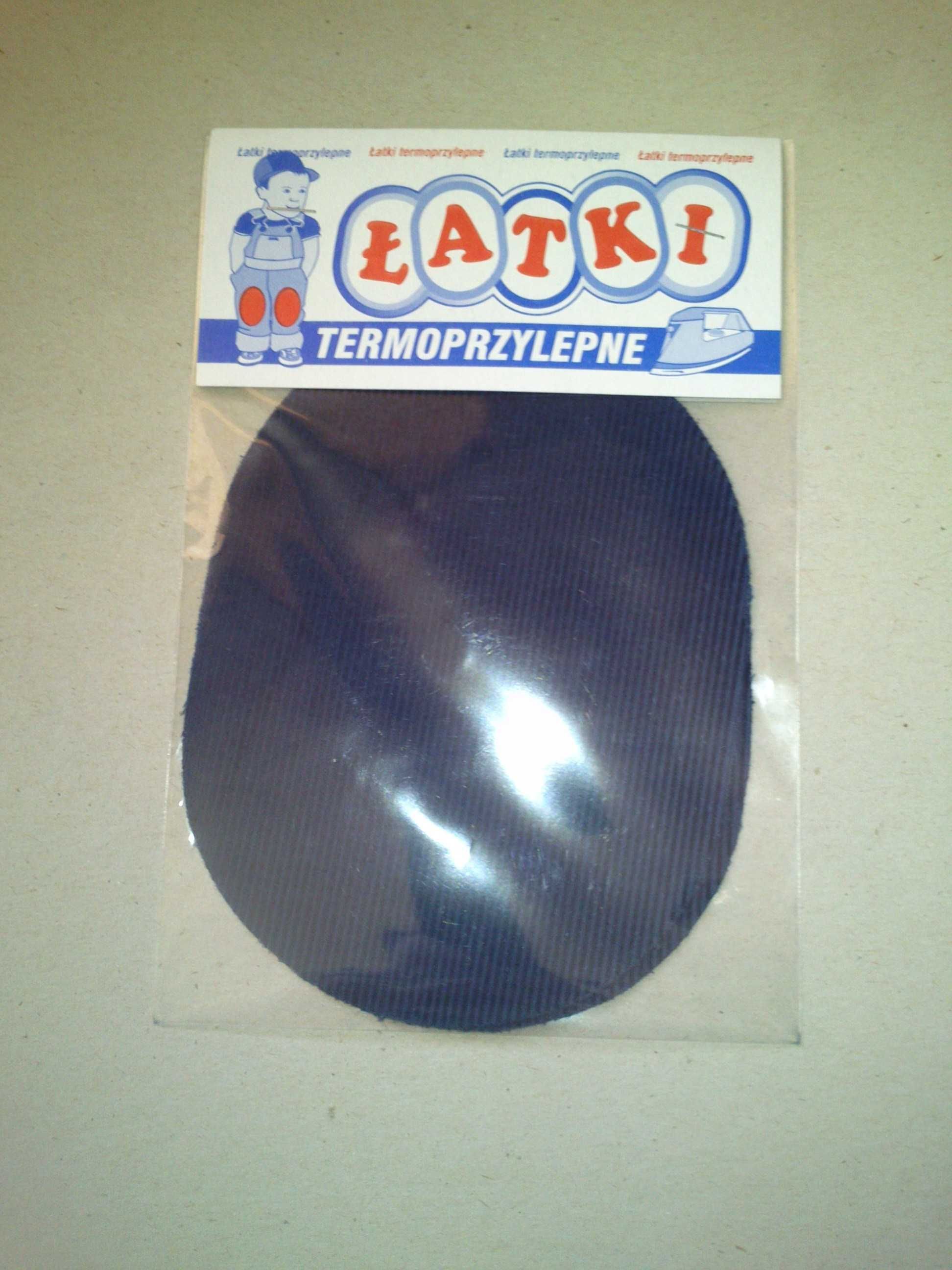 Łatki termoprzylepne niebieskie ozdoba naprawa letnie lato granatowe