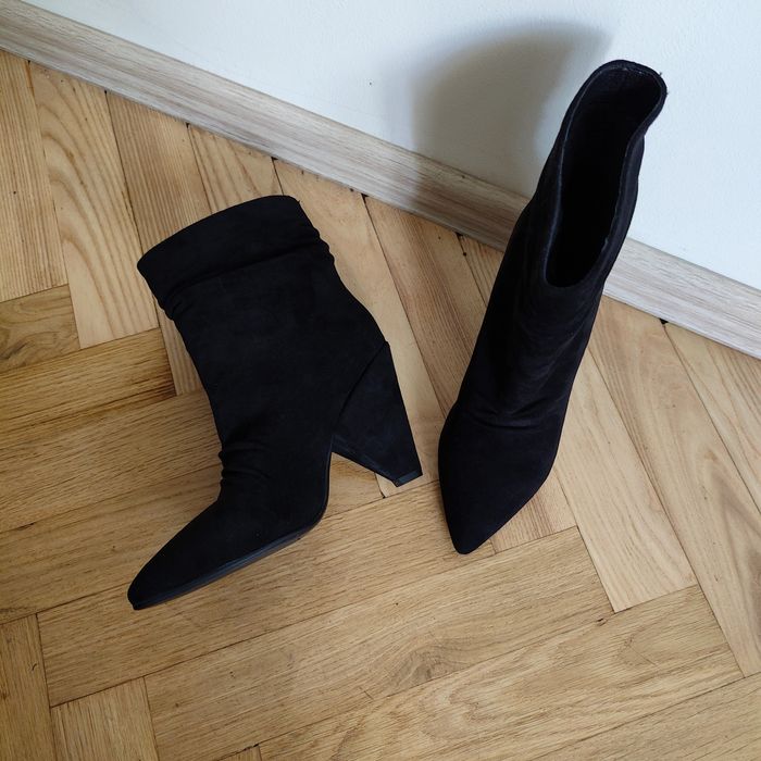 Весняні / Осінні замшеві жіночі черевики, 36 розмір