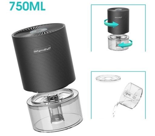 Osuszacz powietrza z podświetleniem LED 23 W 750ml