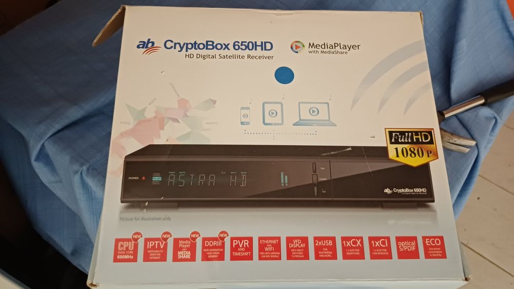 Vendo 2 Criptobox 650 HD