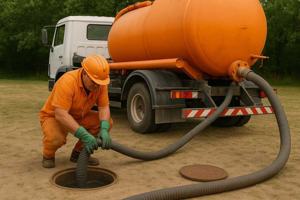 Выкачка выгребних ям Киев и область Чистка септика, биотуалетов Илосос