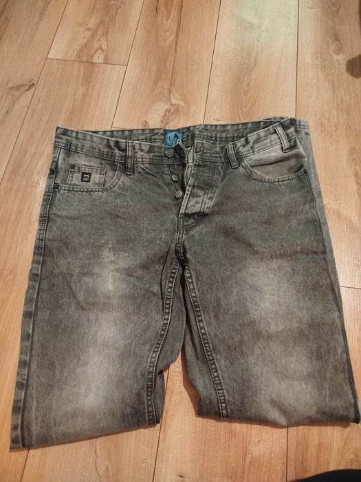 Jeansy męskie cropp M/L jak nowe, denim 32 spodnie jeansowe