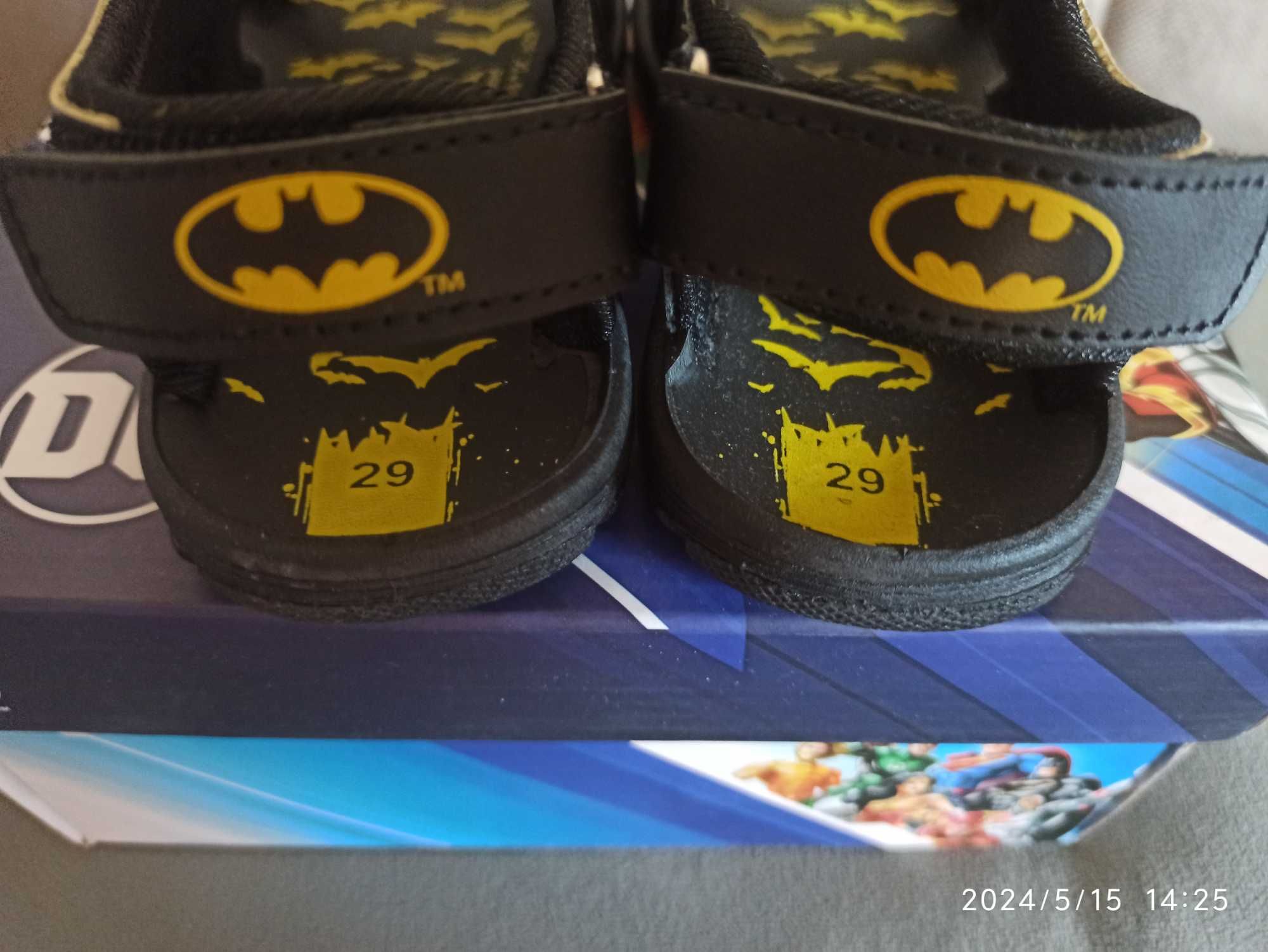 Sandały chłopięce Batman 29 jak 28 Nowe