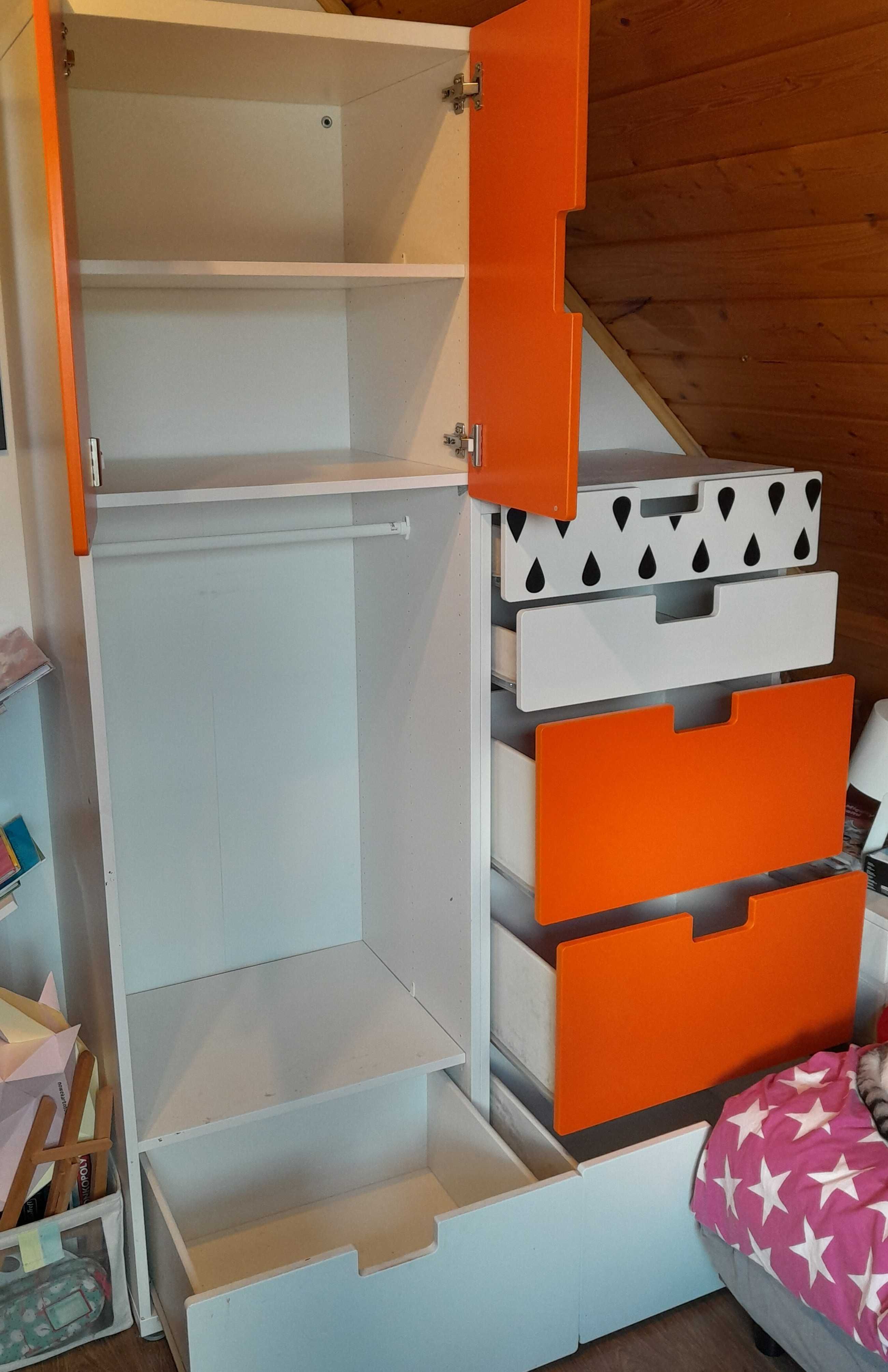 Meble dziecięce młodzieżowe Ikea Stuva szafka szafa szuflady używane