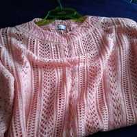 Sweterek ażur L/XL Setin polski elastyczny akryl ażur bluzka