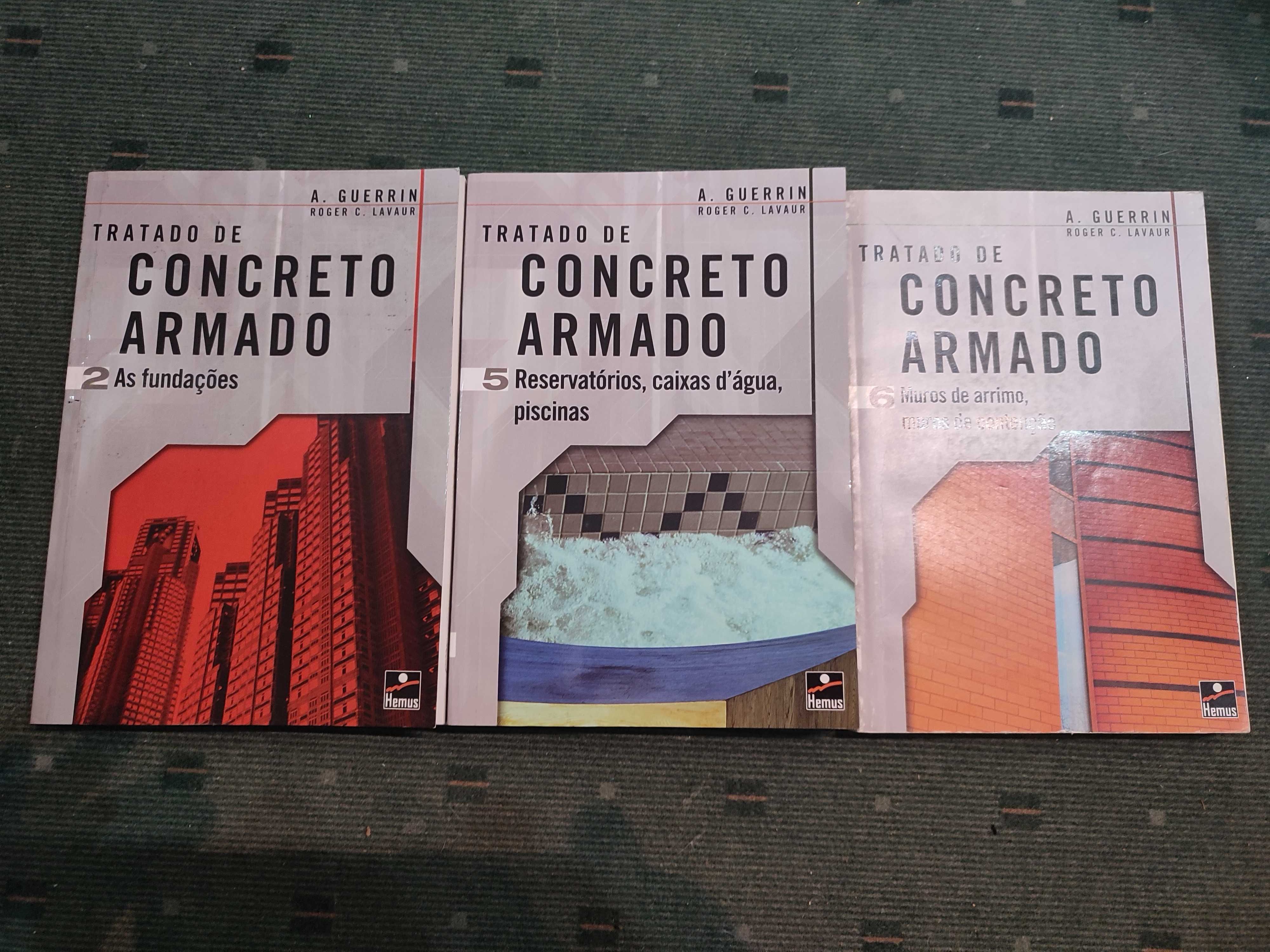 Tratado de Concreto Armado - A. Guerrin, Roger C. Lavaur - 3 Volumes