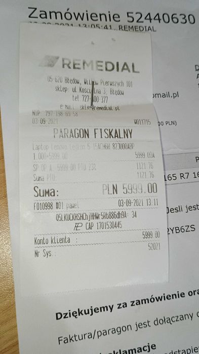 Lenovo Legion 5 15ACH6H RTX3060